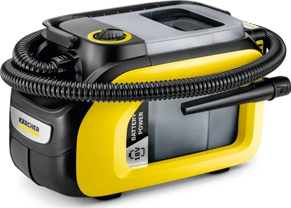 Kärcher SE 3-18 COMPACT - Støvsuger - beholder - uden pose - 1 batteri, inkluderet oplader