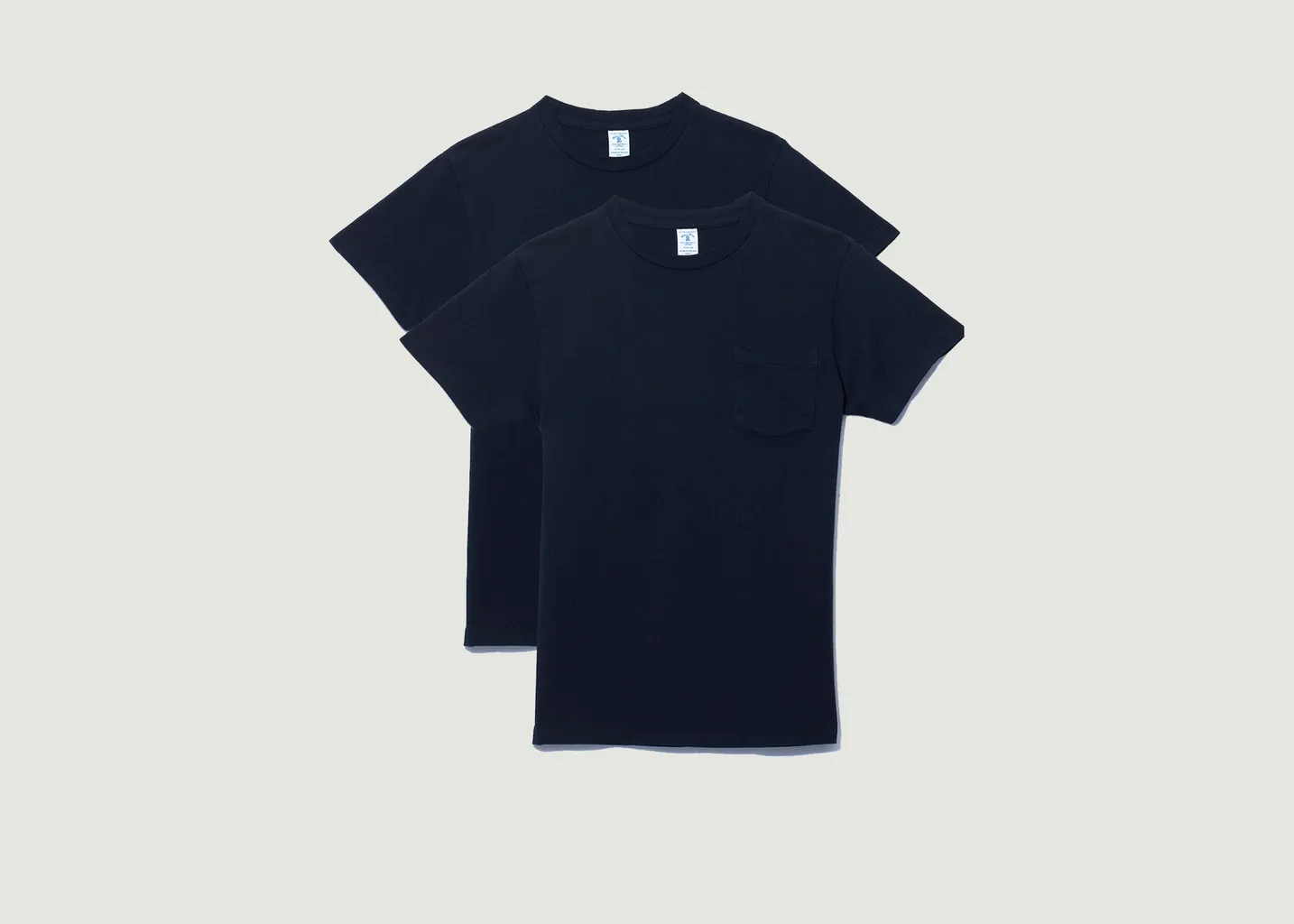 Pack de 2 t-shirts poche Velva Sheen