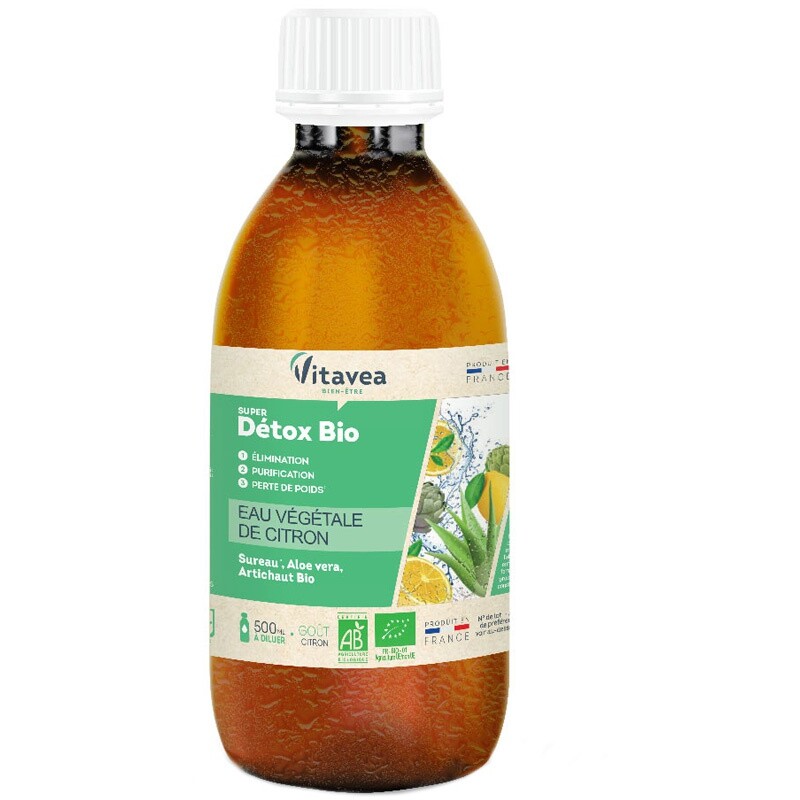 Boisson super détox bio - Citron - 500 ml