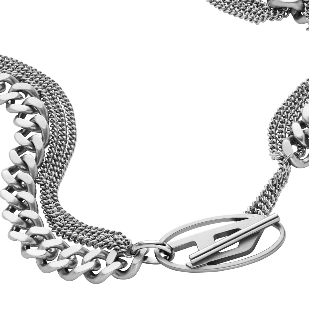 Diesel Halskette Oval D Logo
