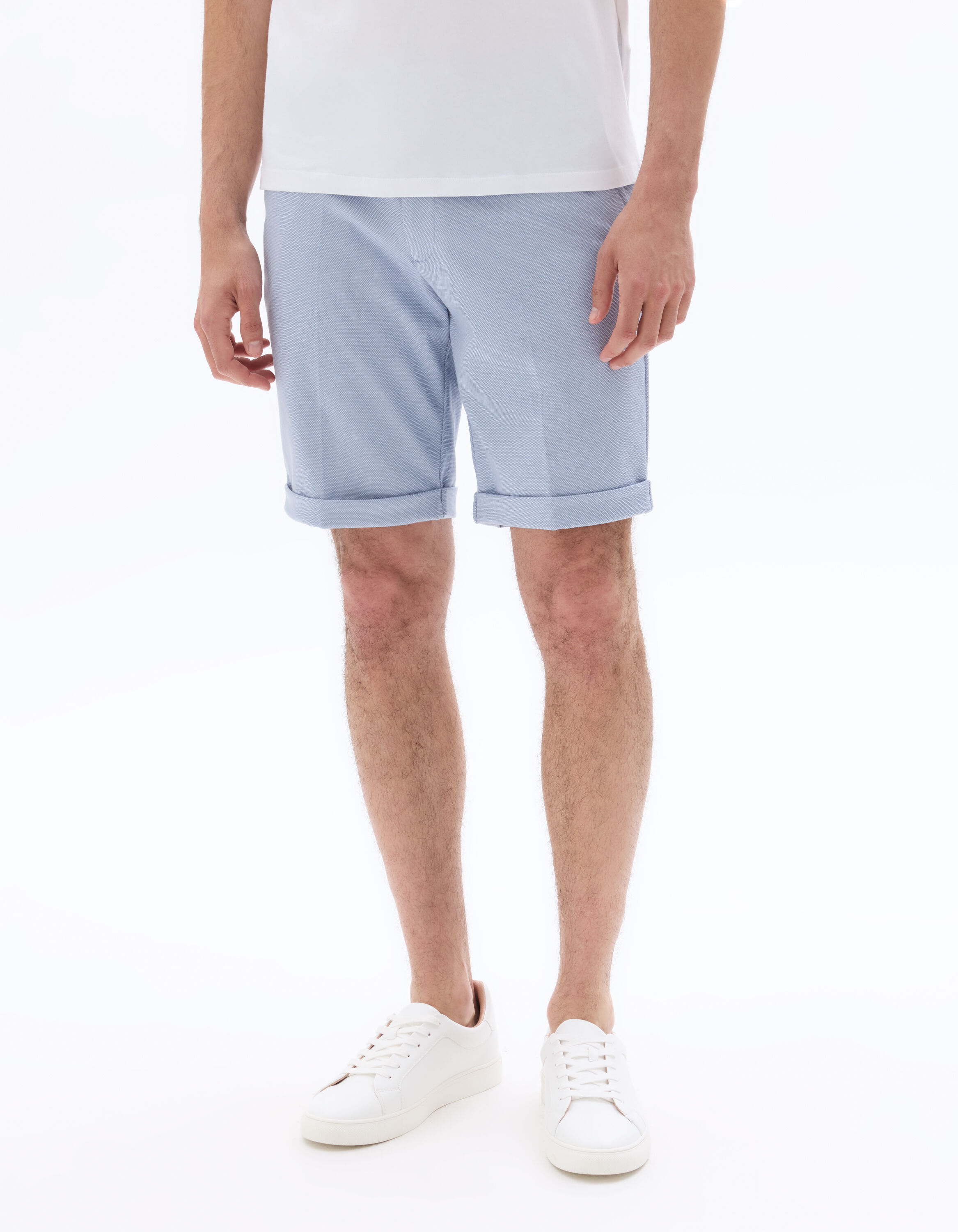 Bermuda en maille 24h - bleu