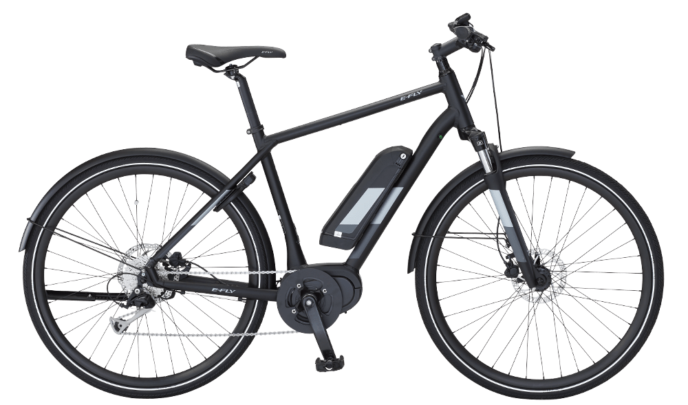 E-Fly Cross sups S9 herre elcykel - 36V centermotor