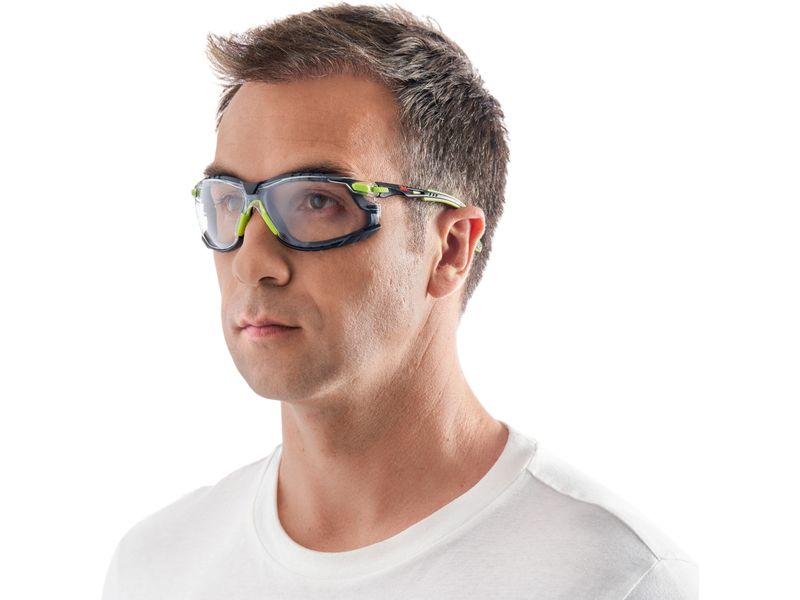 3M Schutzbrille Solus 1000 transparent 3M SolusSchutzbrille klar, grün