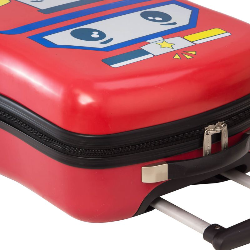 Valise cabine rigide Enfant V85118 49 cm Voiture rouge