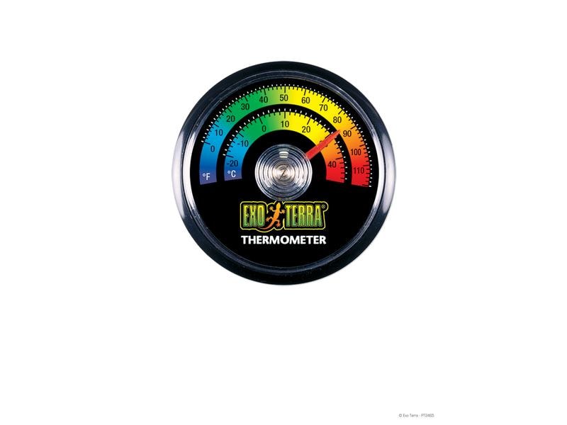 Exo Terra Thermometer Analog Analoger Thermometer in runder Ausführung