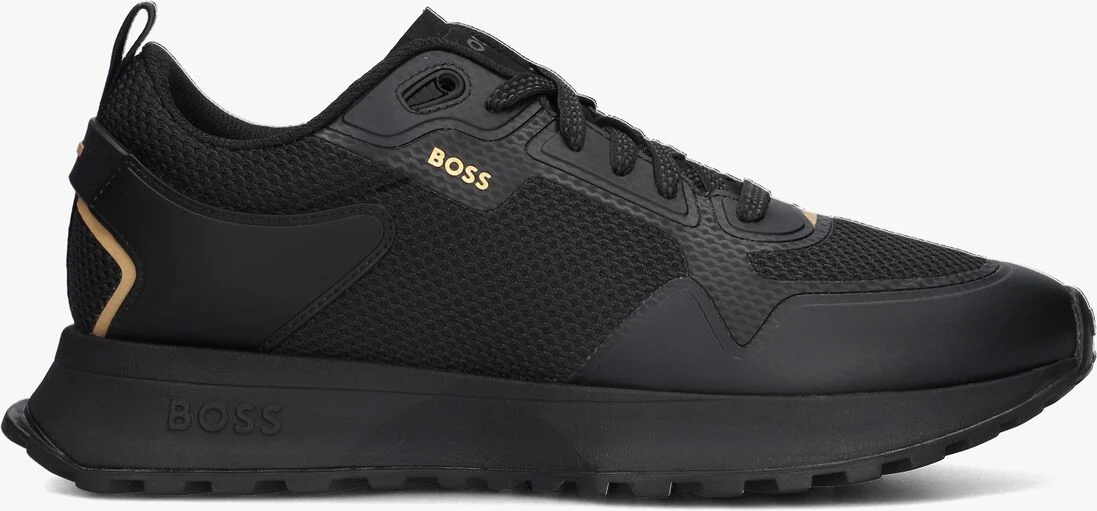 BOSS zwarte boss lage sneakers jonah runn