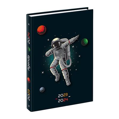 Agenda Espace - 1 jour par page - 12 x 17 cm - 2 modèles disponibles - Viquel