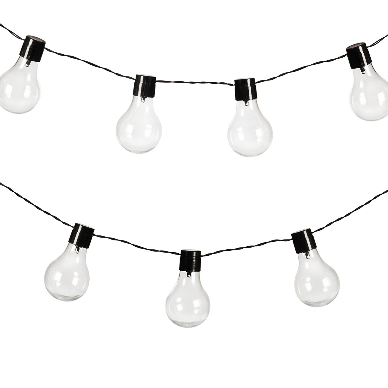 Pratik Garden Guirlande lampe solaire guinguette 20 LED multicolore - 200 cm