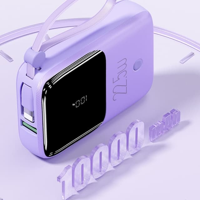 10000mAh Hurtig bærbar Powerbank Superhurtig opladning USB-C 22,5W