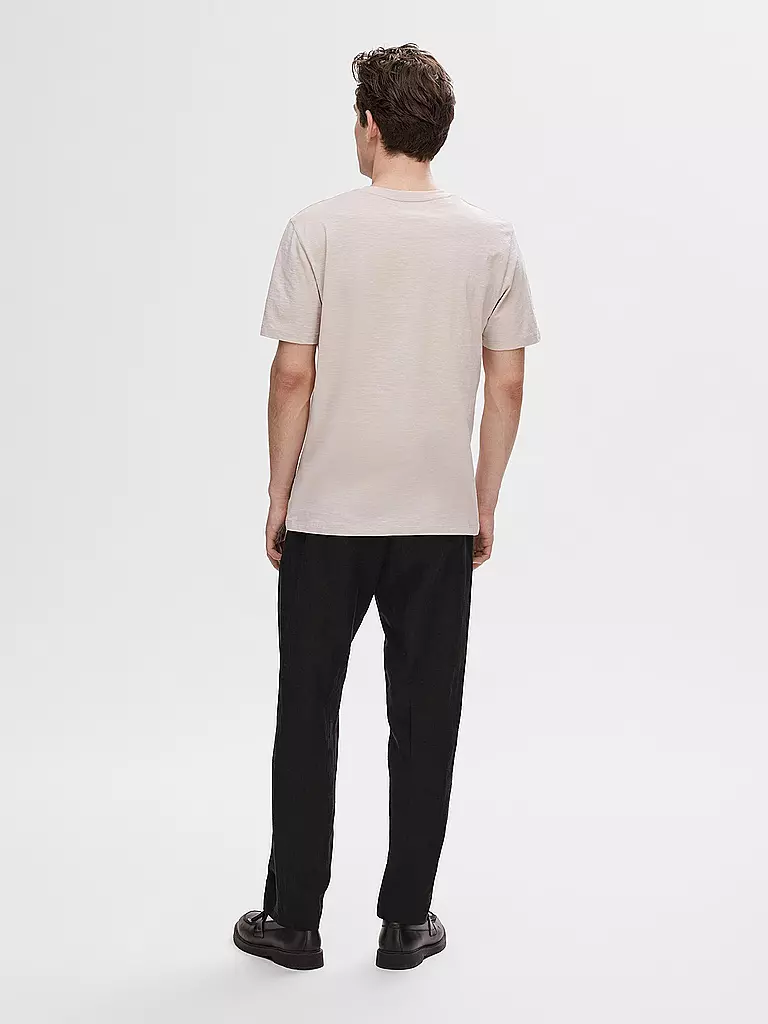 SELECTED T-Shirt SLHASPEN beige