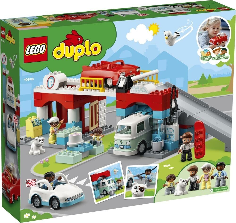 LEGO DUPLO Parkhaus mit Autowaschanlage