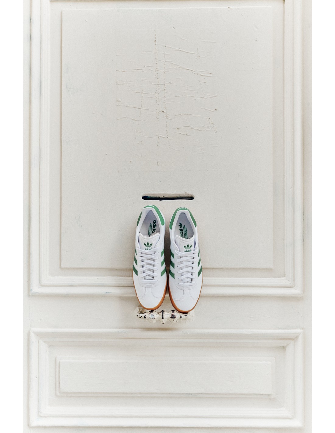 adidas Sneakers Mixte Gazelle Blanc/Vert