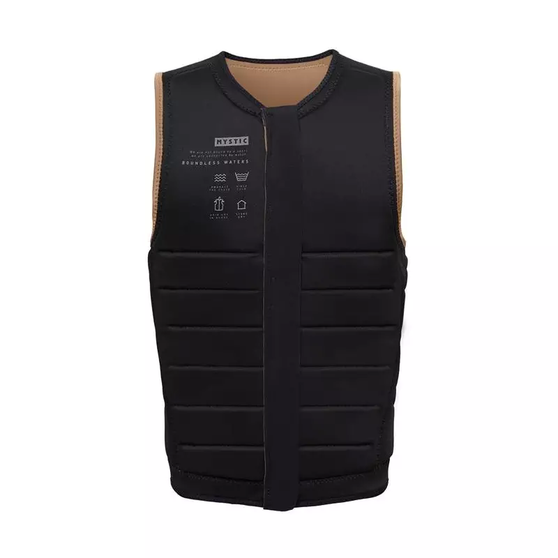 Gilet impact MYSTIC The Dom Fzip Wake Slate Brown