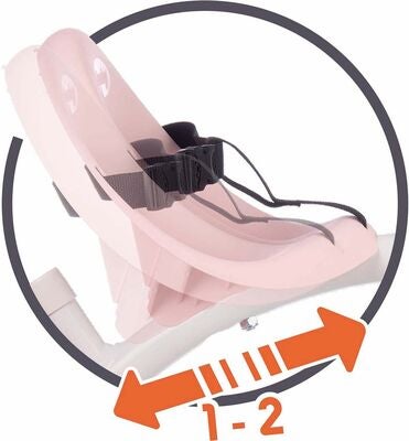 Smoby Be Move Trehjuling Comfort, Rosa