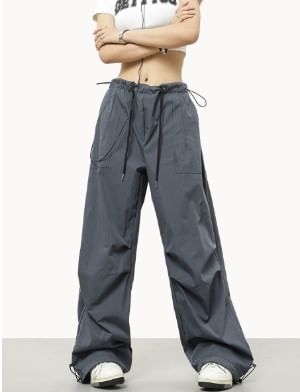 Strawolf - Harem Parachutebroek met Trekkoord Taille