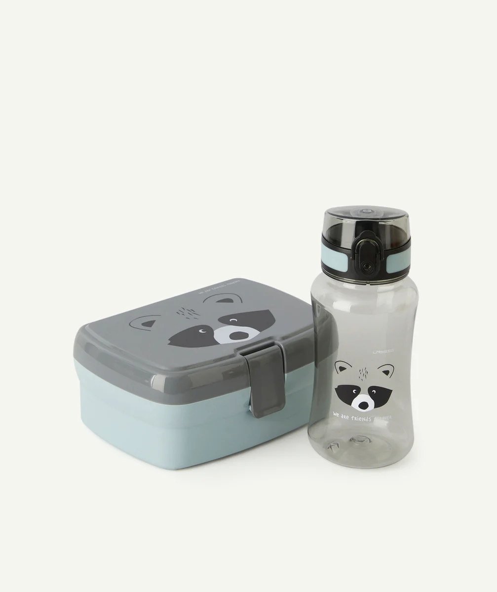 LASSIGSET BOÎTE À GOÛTER ET GOURDE RATON LAVEUR