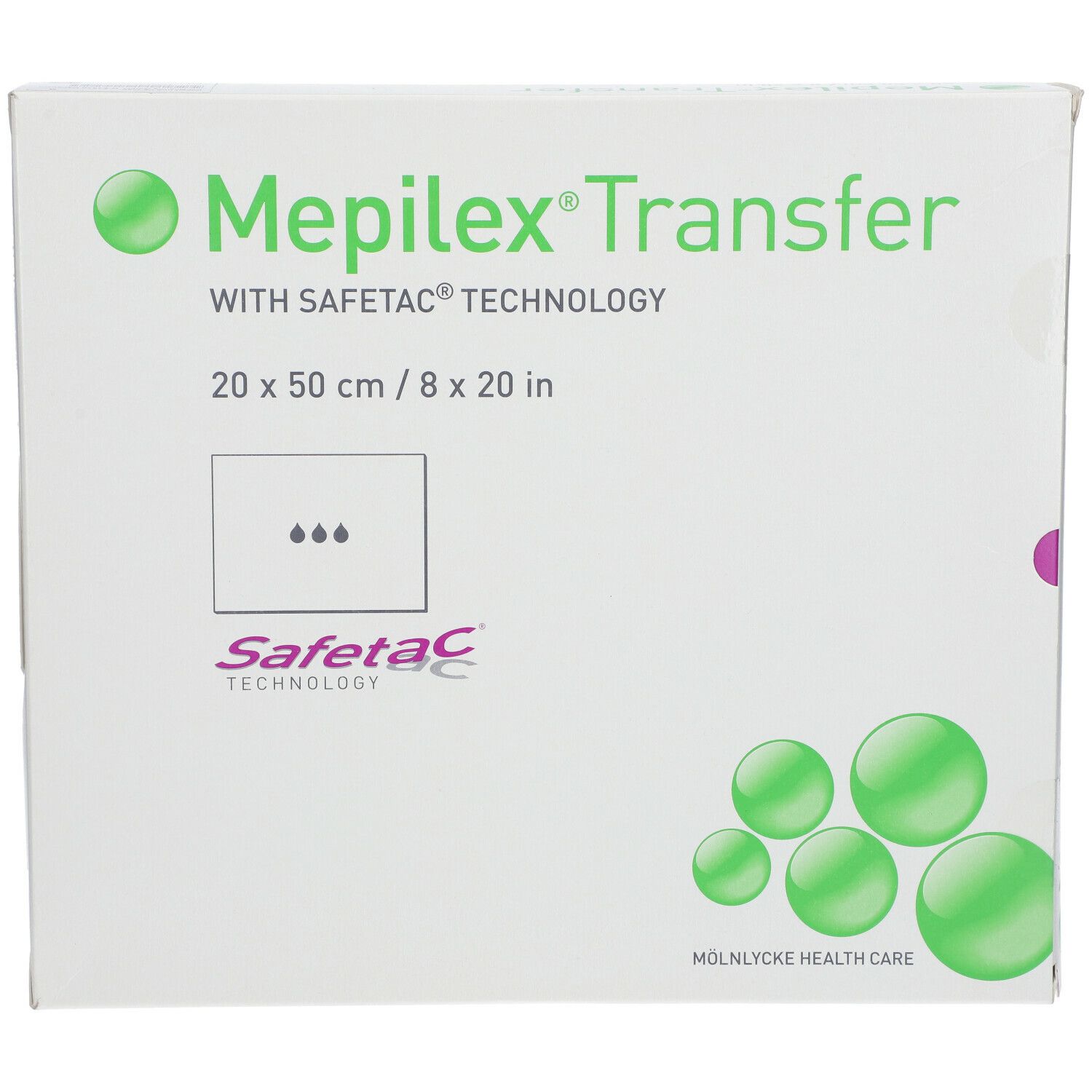 Mepilex® Transfer Schaumverband 20x50 cm steril