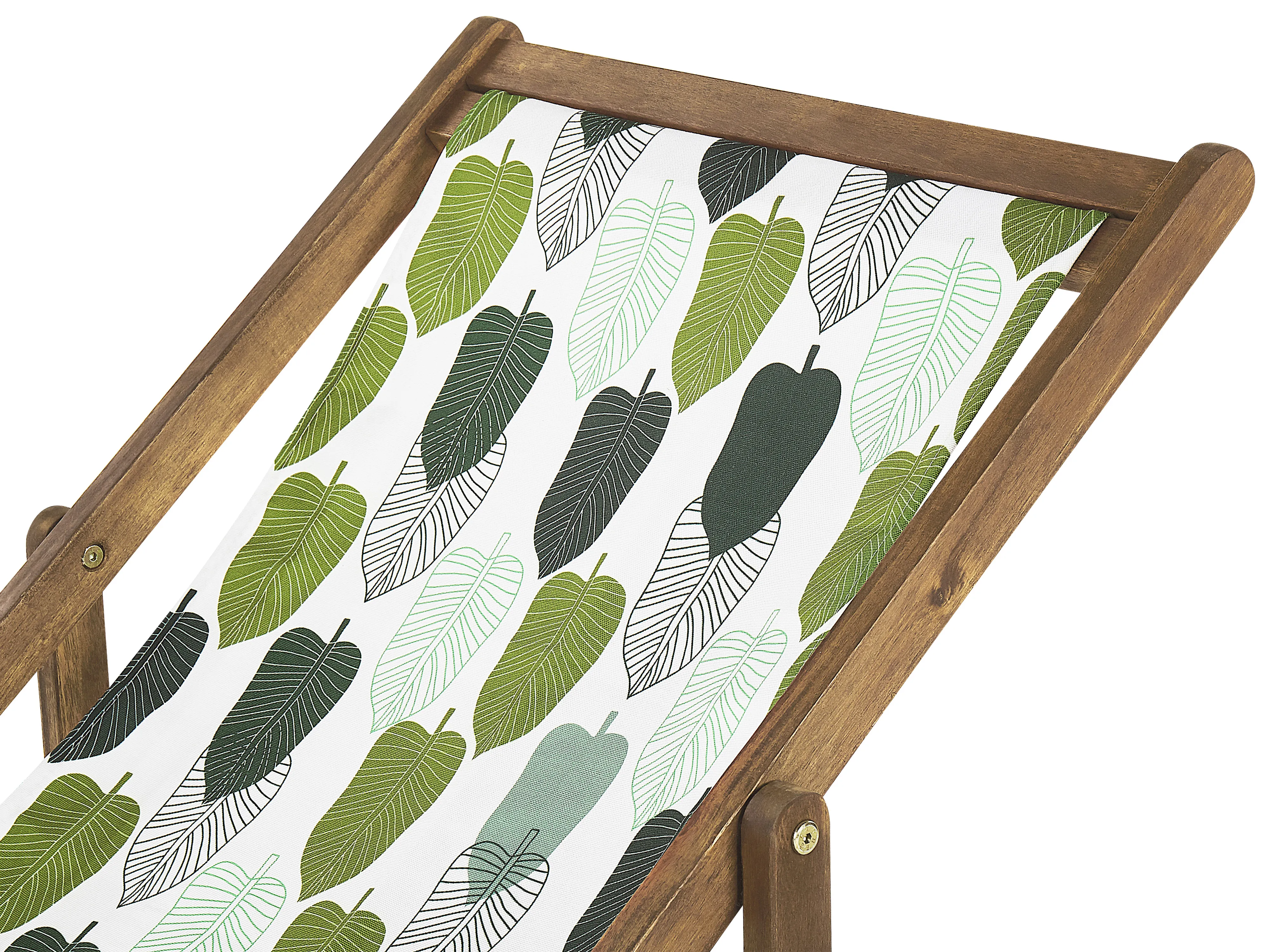 Set van 2 vervangingshoezen voor ligstoel ANZIO/AVELLINO 113 x 44 cm Groen