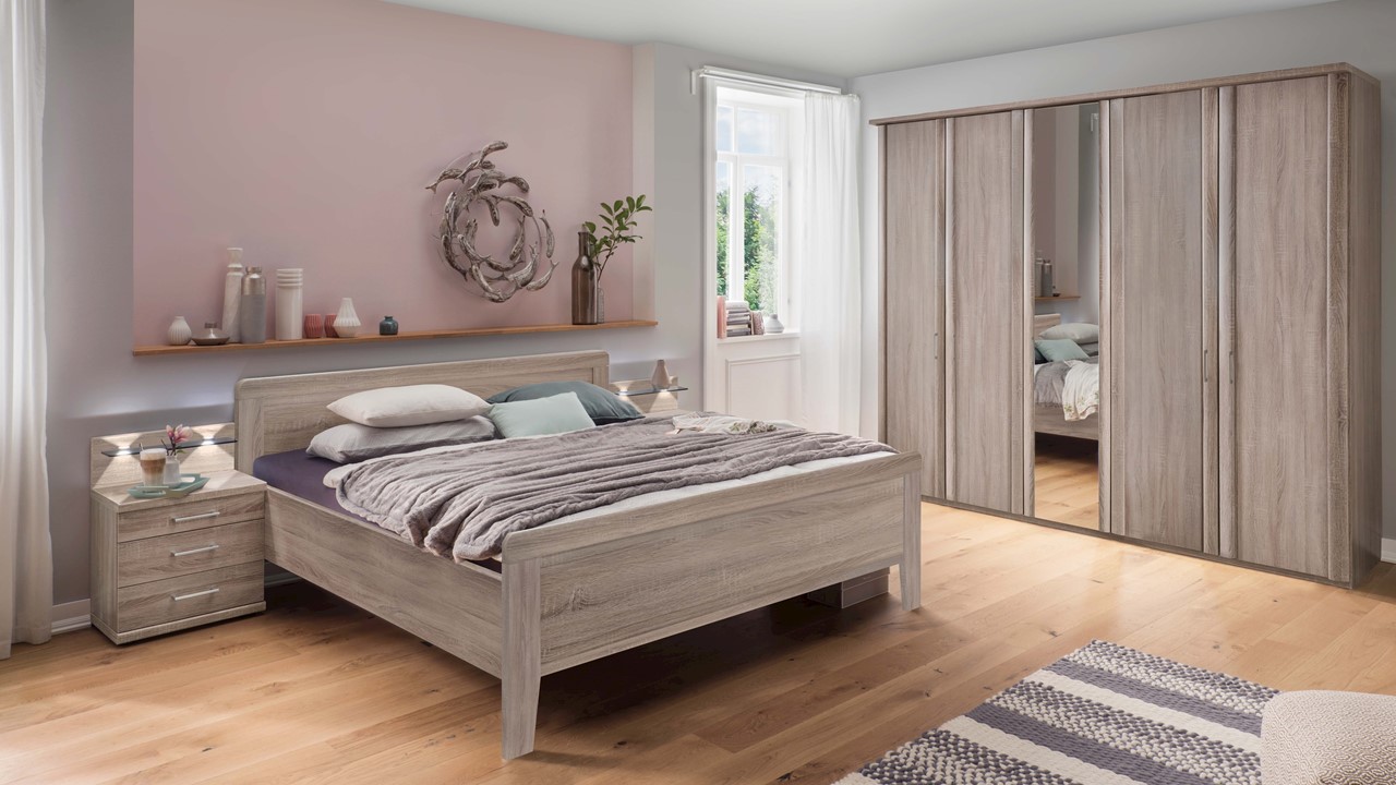 Bed Bienne Tradi truffel eiken