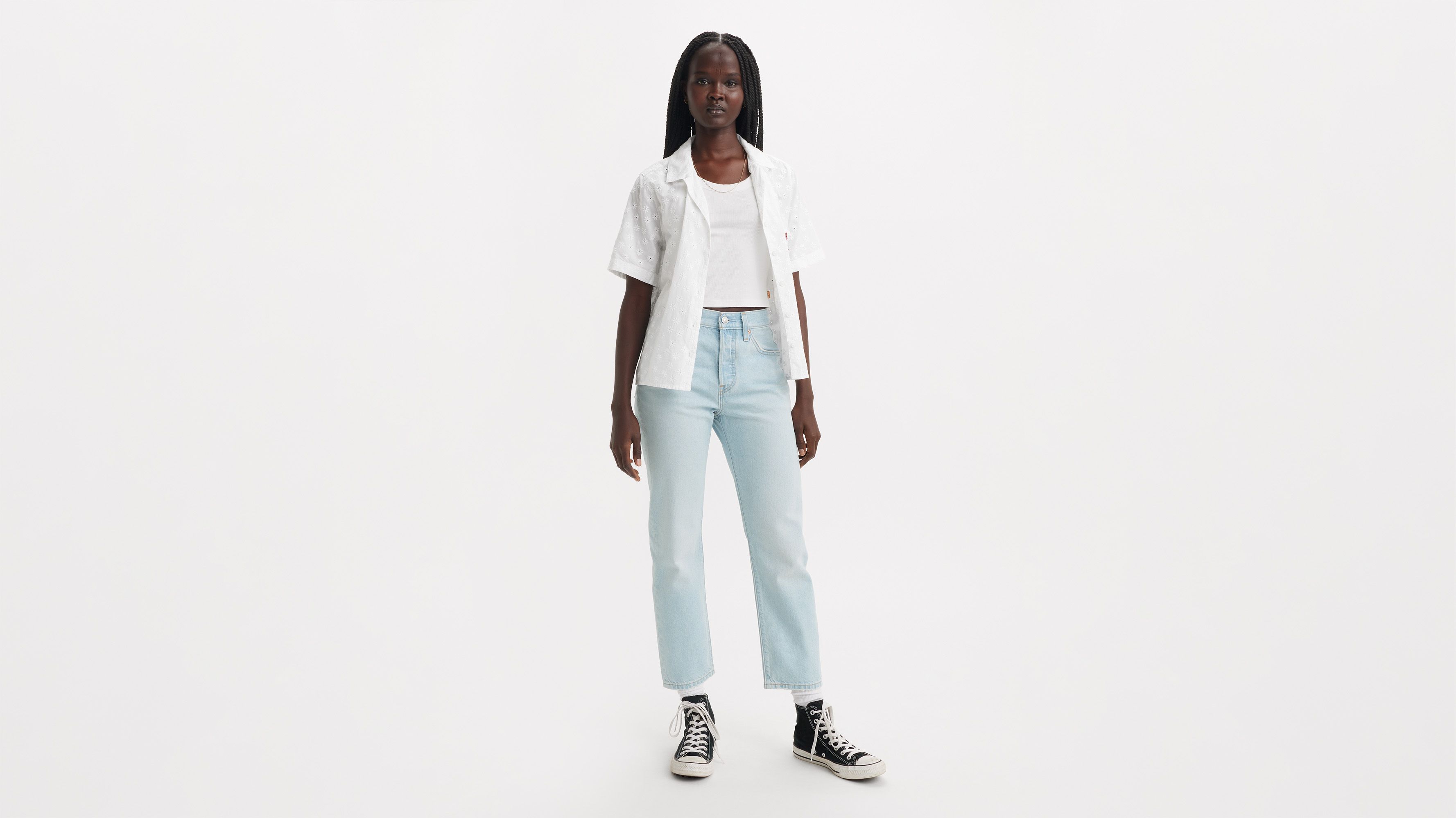 Jean 501® Original Lightweight Crop - Make Memorable Ltw - Bleu