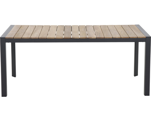 Eettafel Siena Garden Zurich 180 x 90 cm antraciet