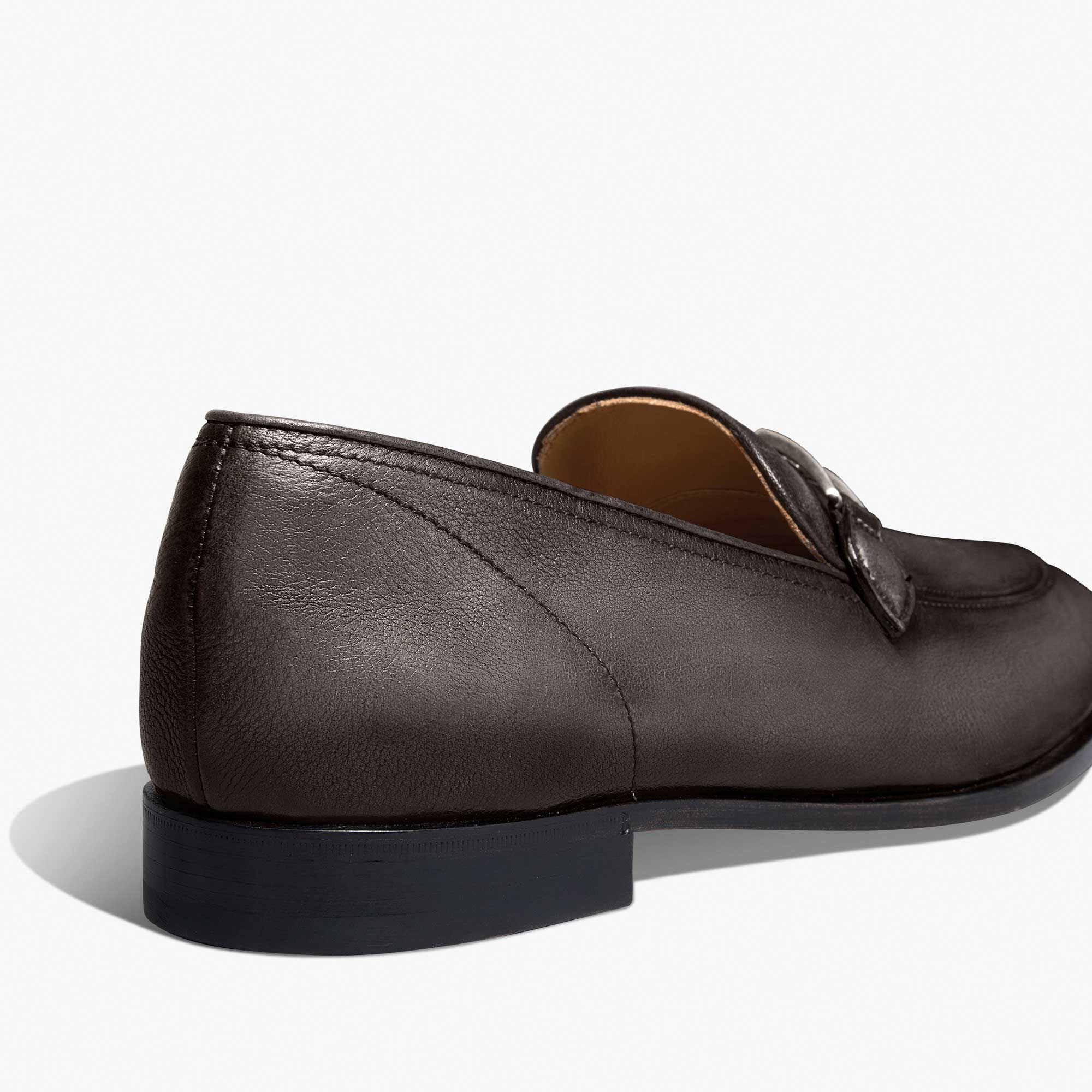Mocassin B Volute En Cuir