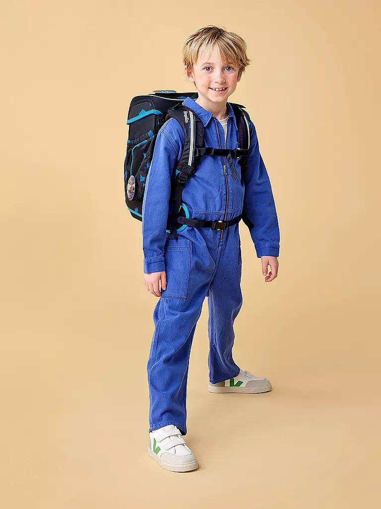 ERGOBAG Schultasche Set 5tlg CUBO VerfolgBärjagd  schwarz