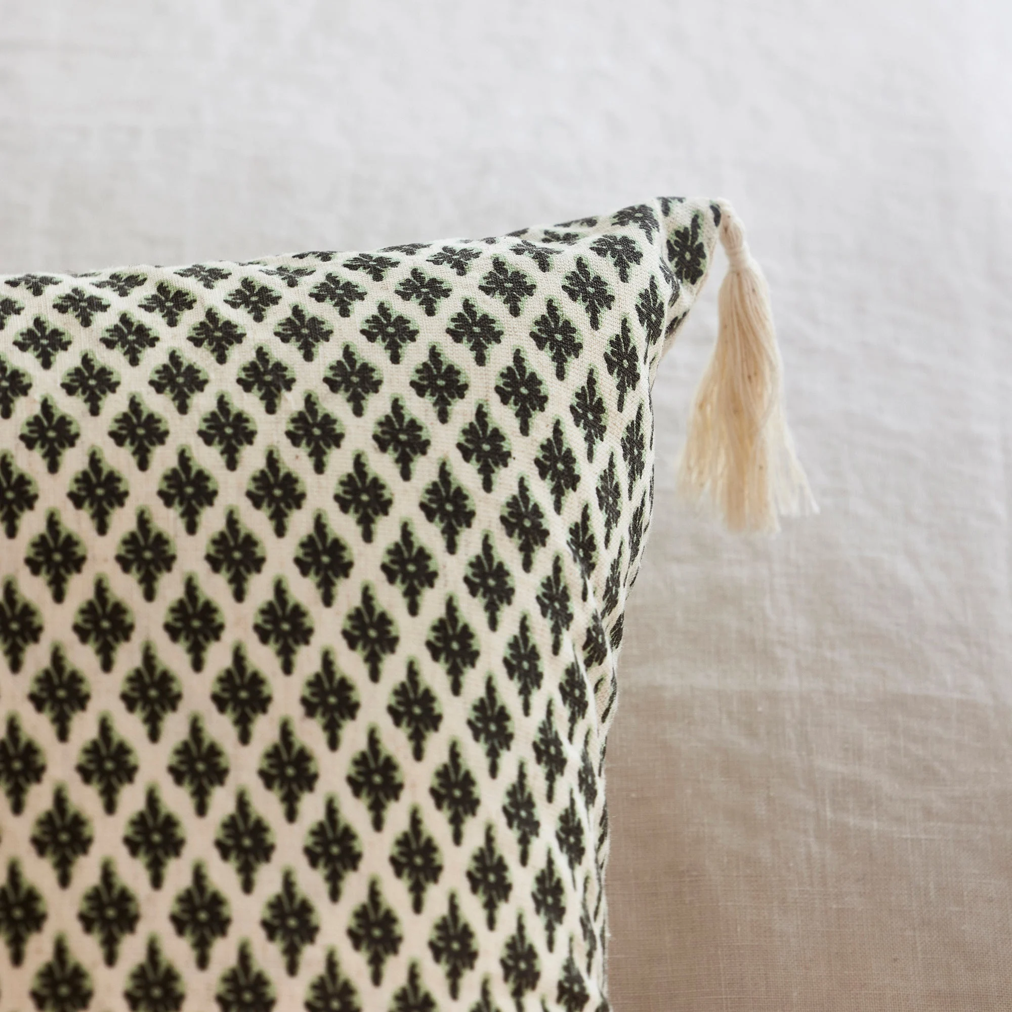 SANJAY - Housse de coussin | Beige
