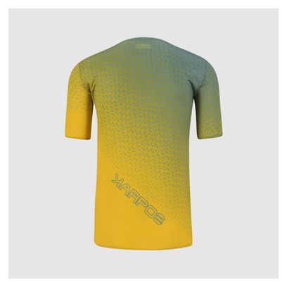 Maillot Manches Courtes Karpos Lavaredo Ultra Jaune/Gris
