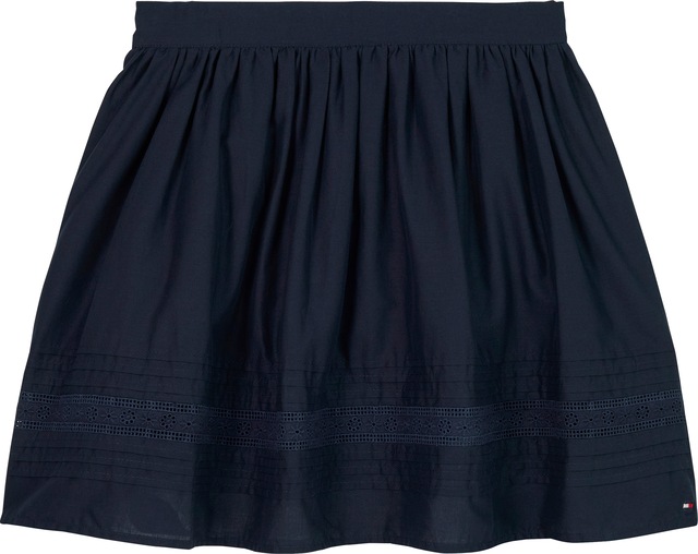Tommy Hilfiger Webrock »EMBROIDERED TAPE SKIRT«, für Kinder bis 16 Jahre, mit Stickerei