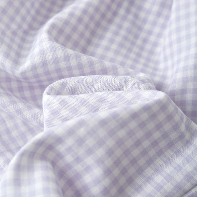 Finlies - Bijpassende pyjamaset voor koppels: geruite top met lange mouwen + broek