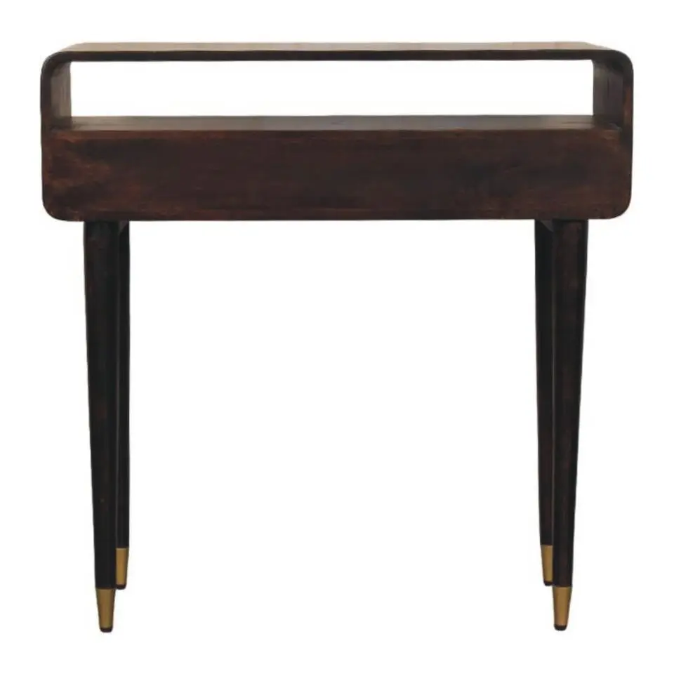 Apollo Loop Console, 2 Lades en Open Gleuf, Donkerbruin