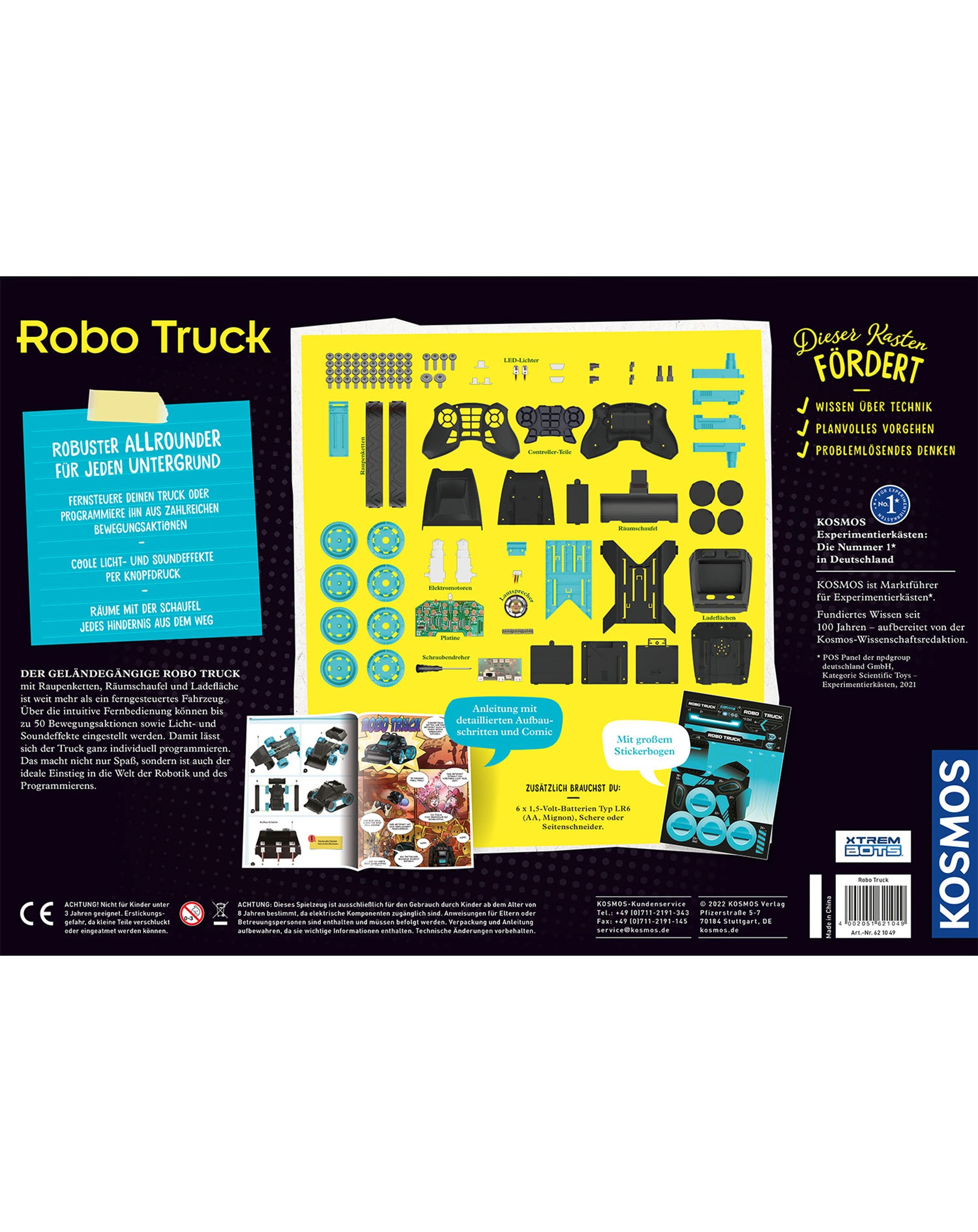 Experimentierkasten ROBO-TRUCK - DER PROGRAMMIERBARE ACTION-BOT