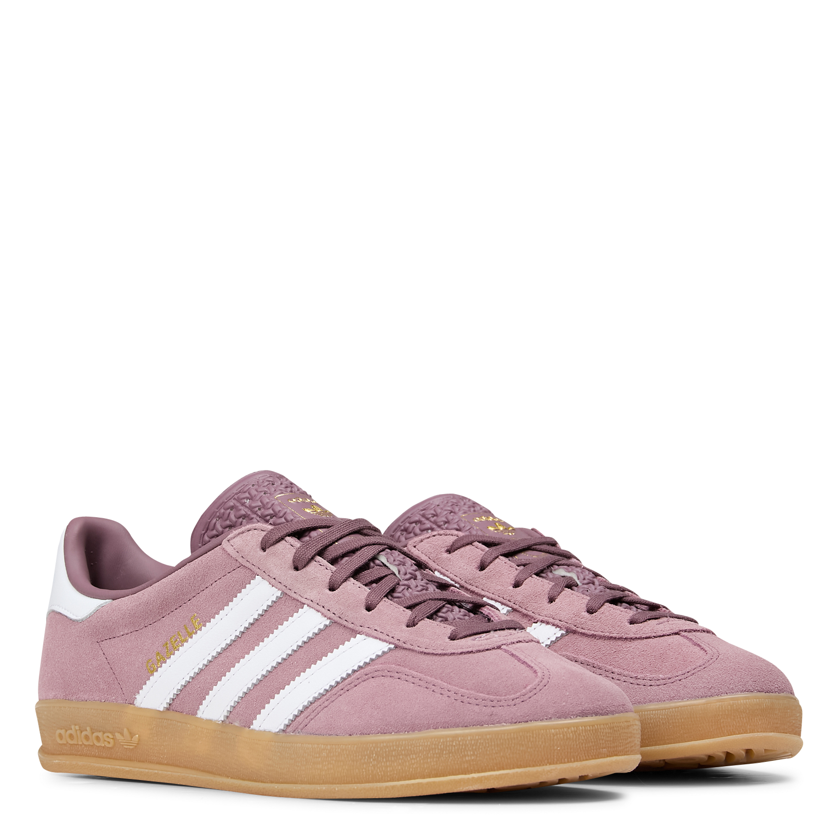 GAZELLE INDOOR W - Baskets basses en cuir velours | Violet