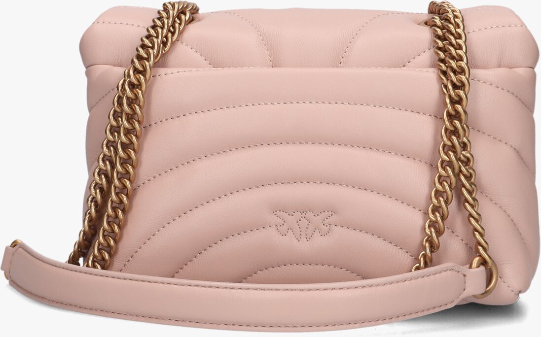 roze pinko schoudertas love puff mini