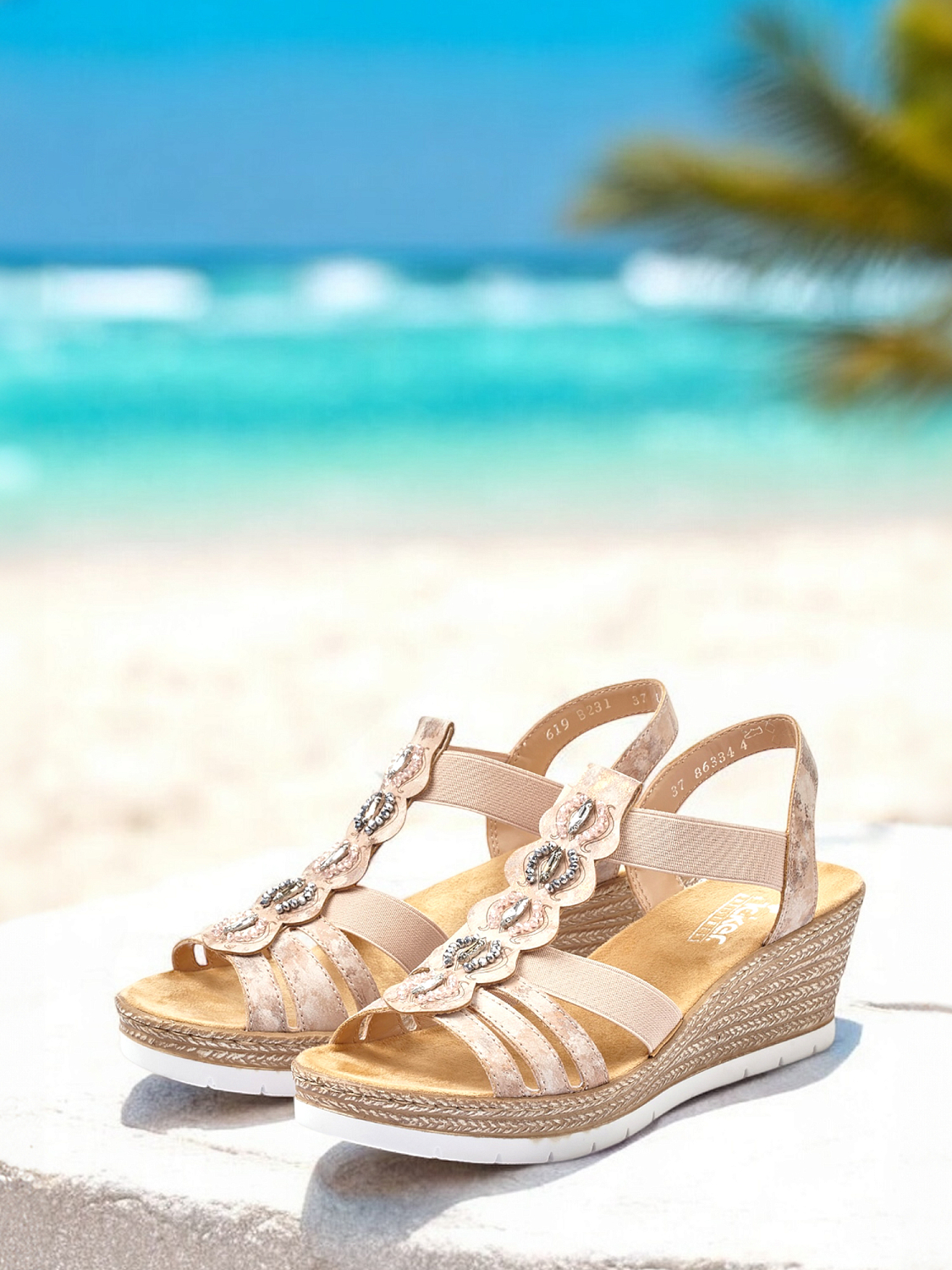 Rieker Zahara Stone Sandal