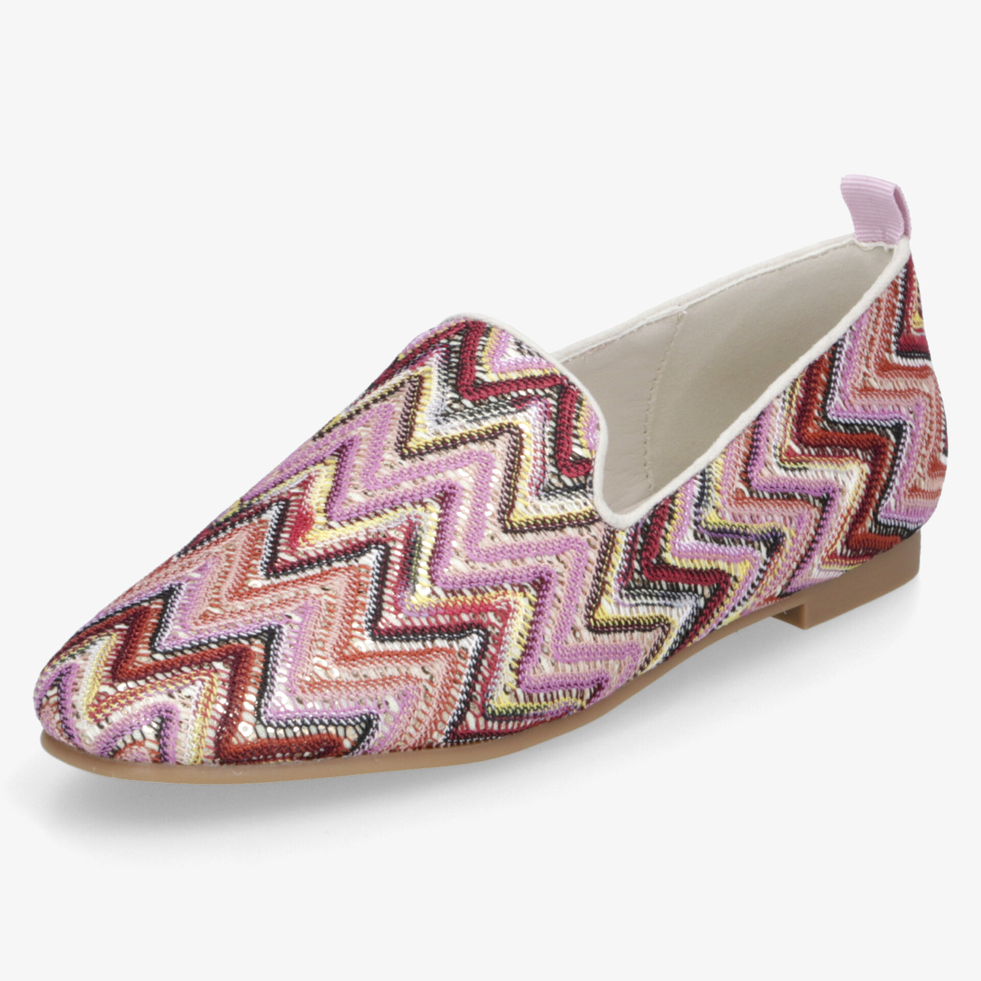 la strada Damen Slipper rosa