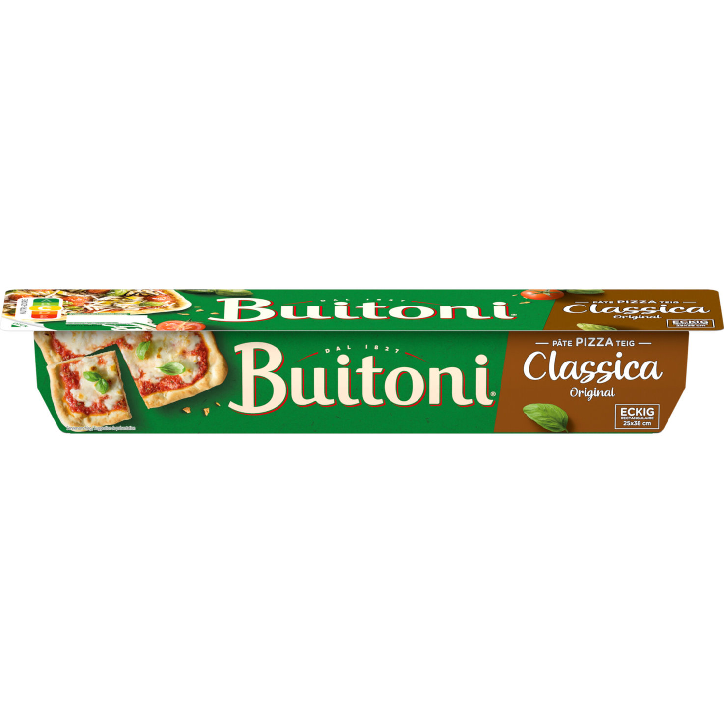 Buitoni Pizzateig Classica Original Eckig Ausgewallt 25x38cm