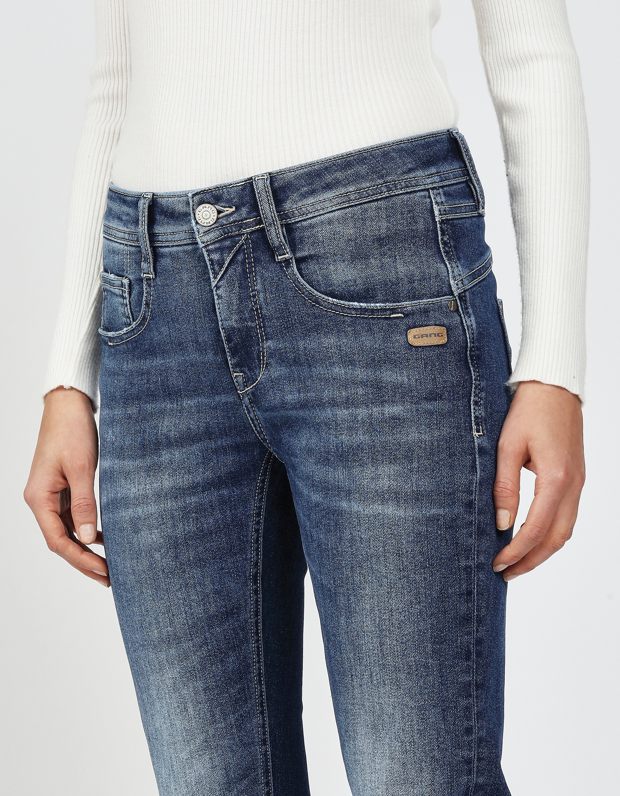 GANG Relax-fit-Jeans »94AMELIE« aus Sweat Denim
