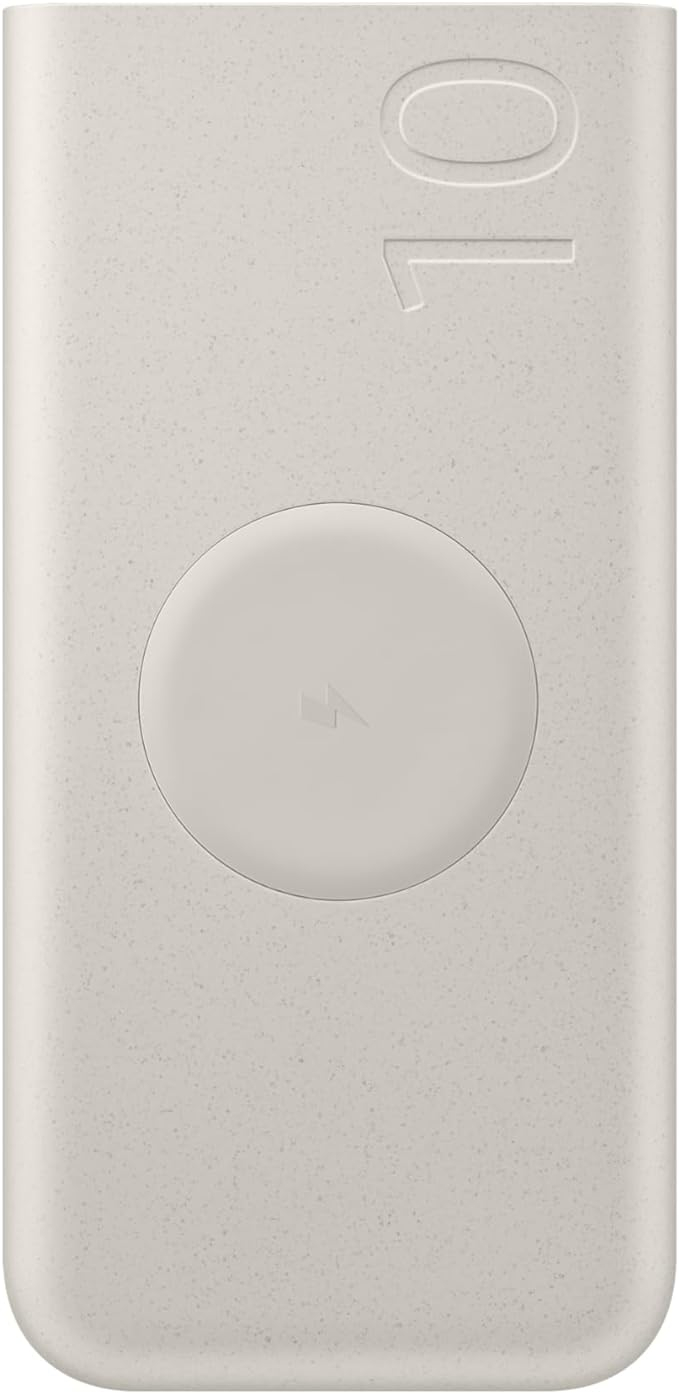 (25W) 10000mAh Wireless Powerbank Dual USB C Power Delivery Ladegerät (EB-U2510XUEGEU) - Beige