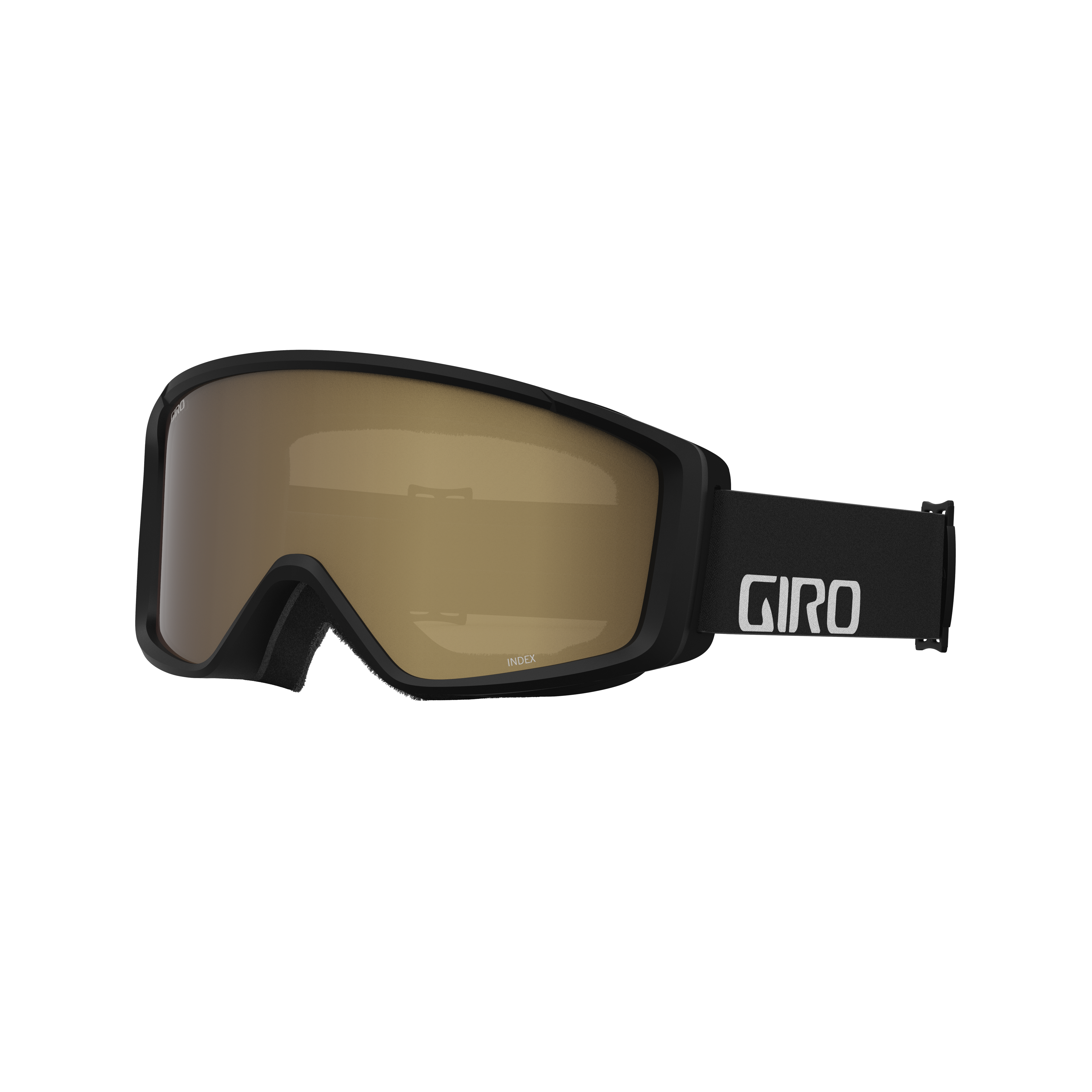 Giro Index 2.0 black wordmark matte white