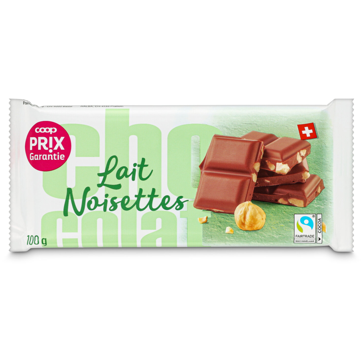 Prix Garantie Fairtrade Tafelschokolade Nuss