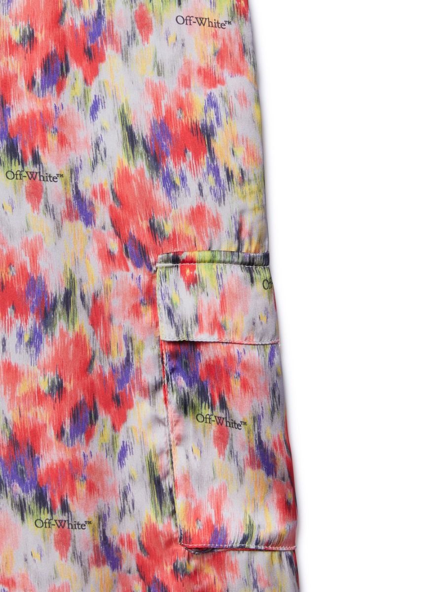 Off-White Watercolor Cargo Pants
