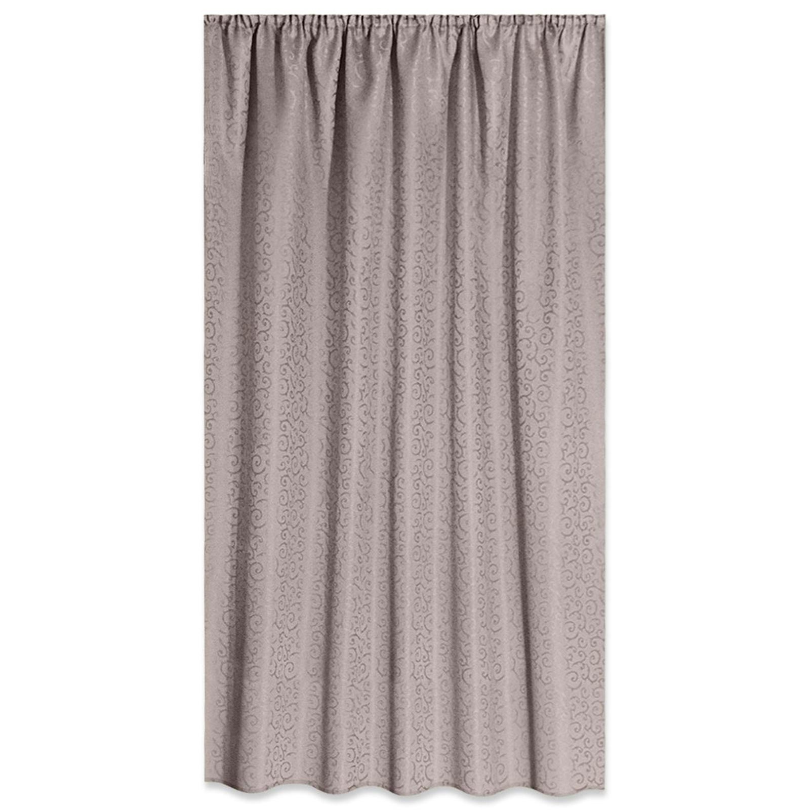Fertigschal - taupe - Jacquard - 140x175 cm