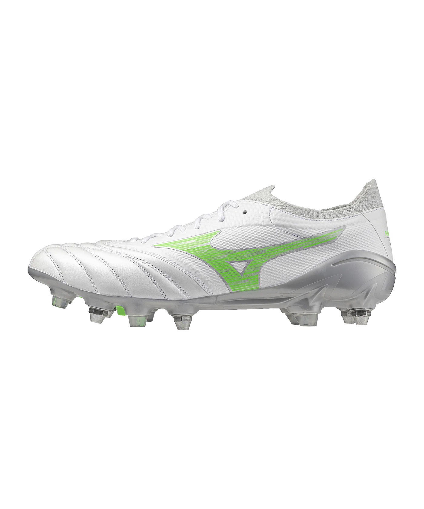 Mizuno Morelia Neo Beta Elite Mix SG Frontier Weiss Grün F37