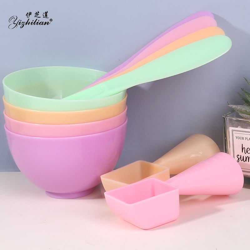 magrinta - Set van 3: Plastic DIY gezichtsmasker mengset
