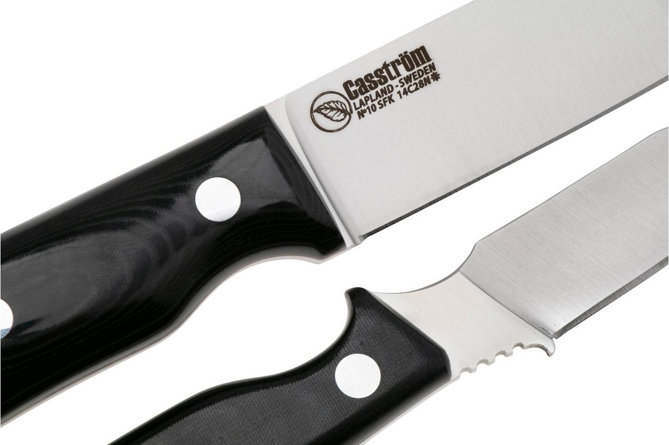 Casström Swedish Hunters Combo 14320 Black Micarta, jachtmessen