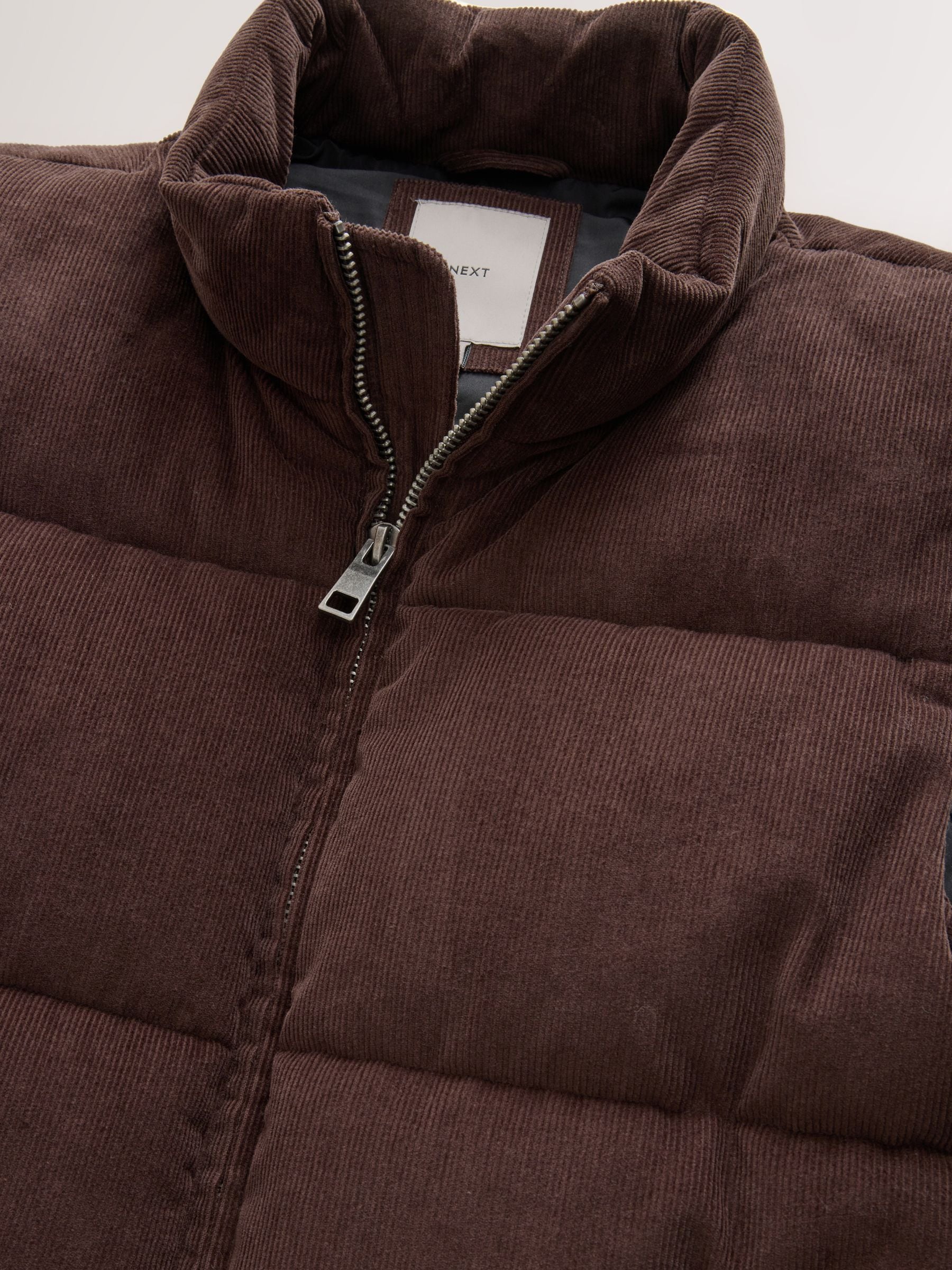 Bruin - Corduroy gewatteerde bodywarmer
