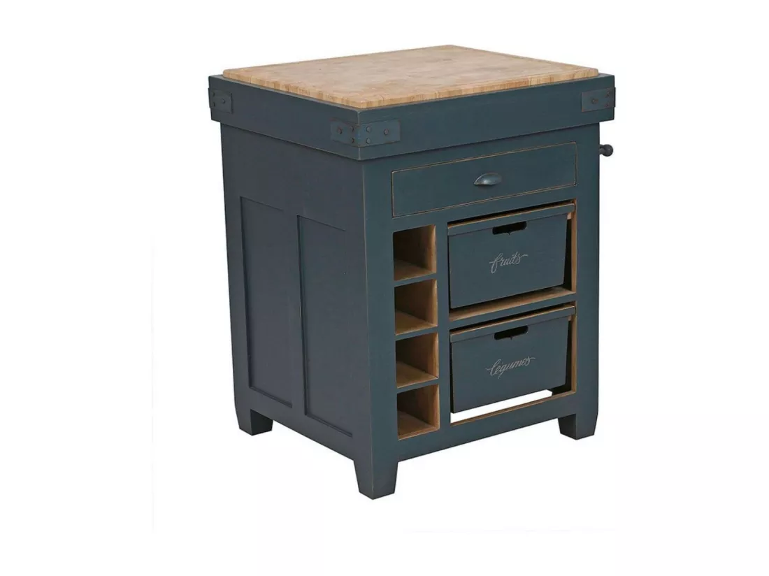 Billot Bois Bleu - Brocante Interior's