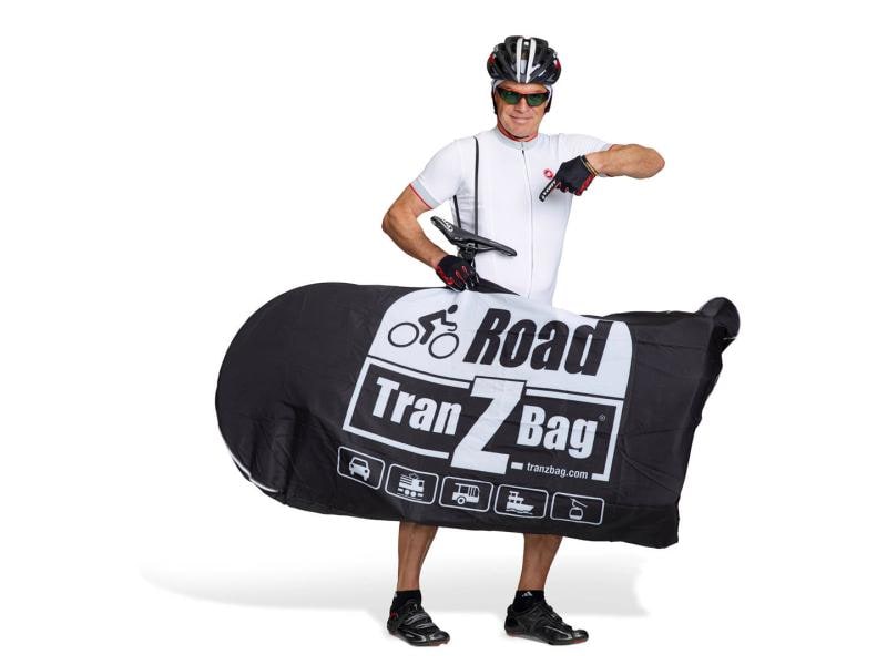 TranZBag Velotransporttasche Road Transporttasche, Schwarz/Weiss